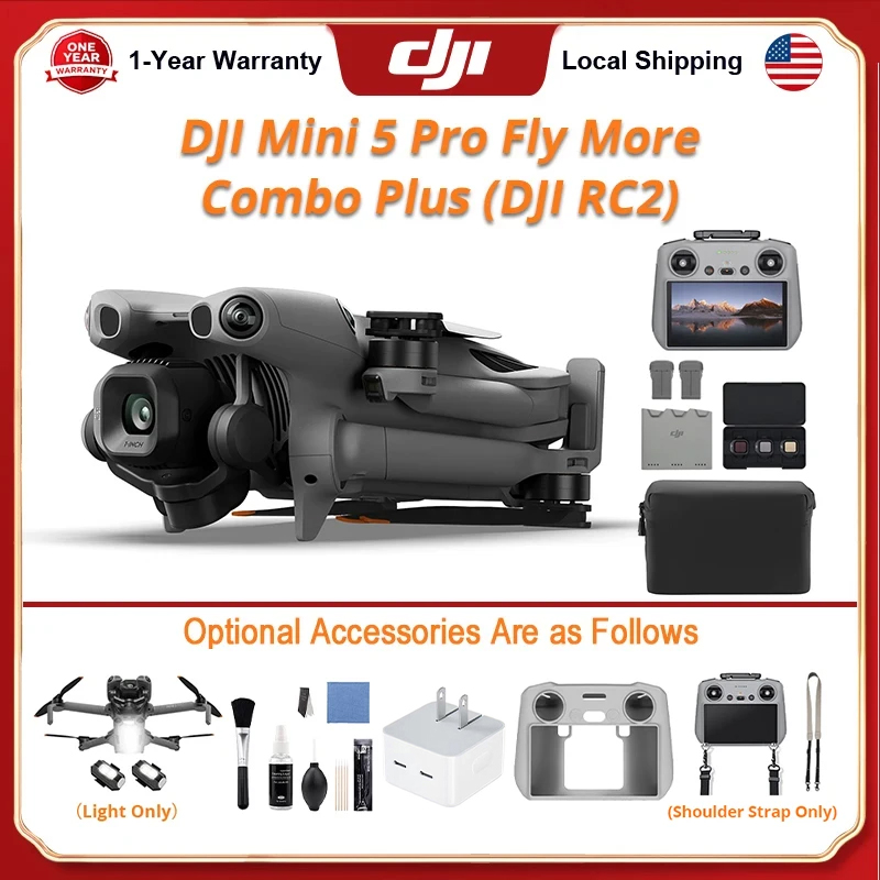 Drone Camera With Gimbal - DJI Mini 5 Pro Fly More