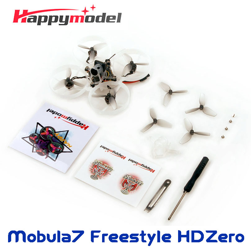 Drone Camera Hd - Happymodel Mobula7 HD Freestyle BNF HDZERO