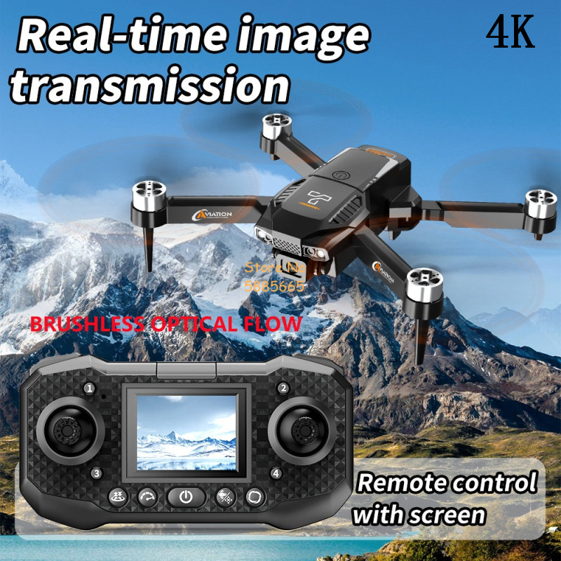 Drone Camera 4K - 4K Çift Kamera Optik Akış Fırçasız