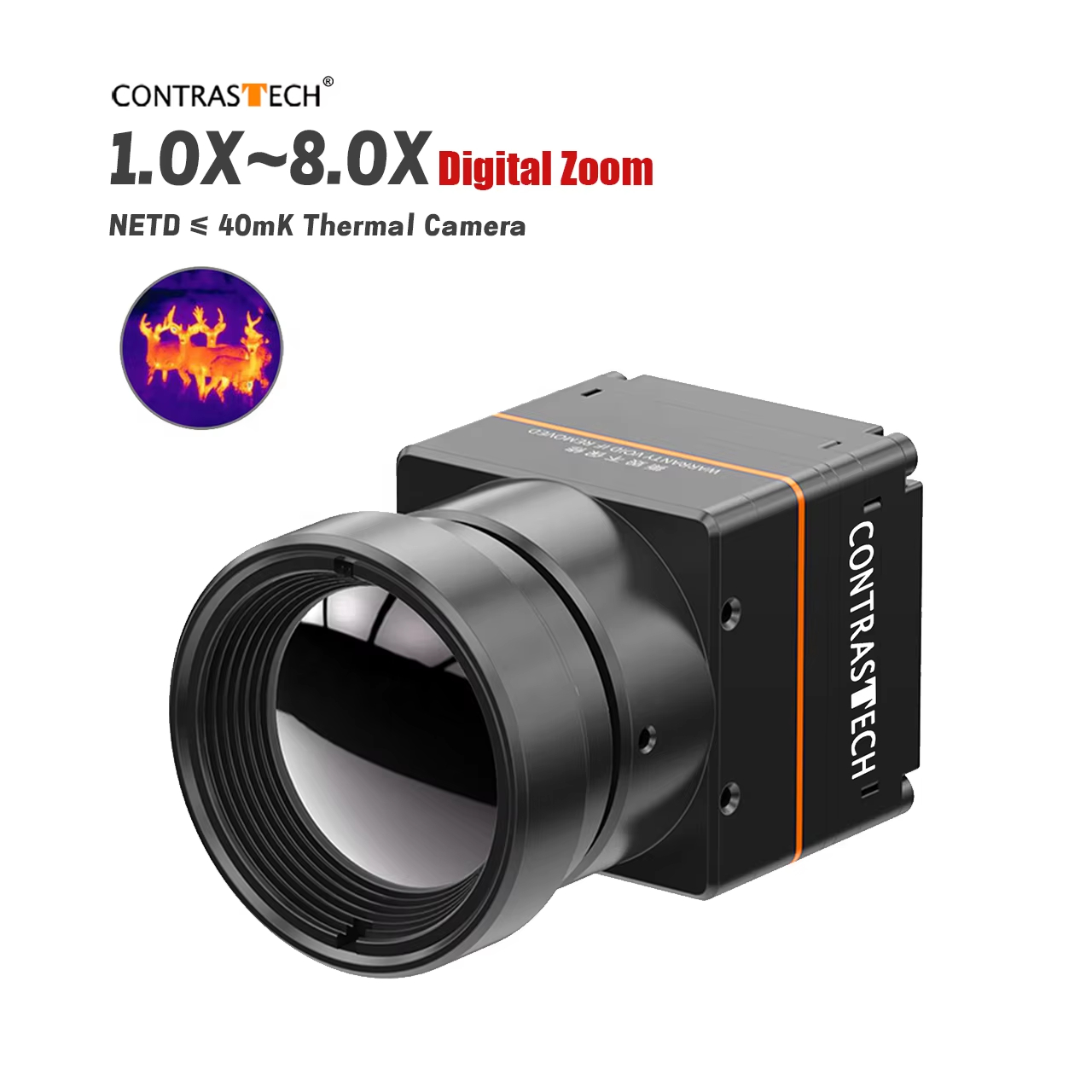 Drone Camera Night Vision - 1-8X Dijital Zoom 640x512 Termal Kamera