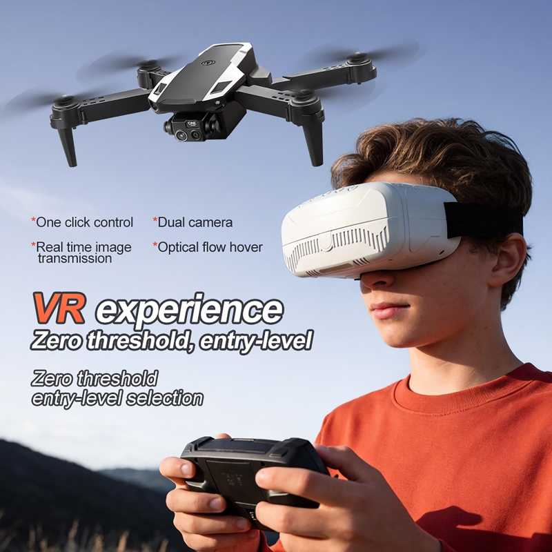 Drone Camera Night Vision - Uzaktan Kumandalı ve VR Gözlüklü Taşınabilir