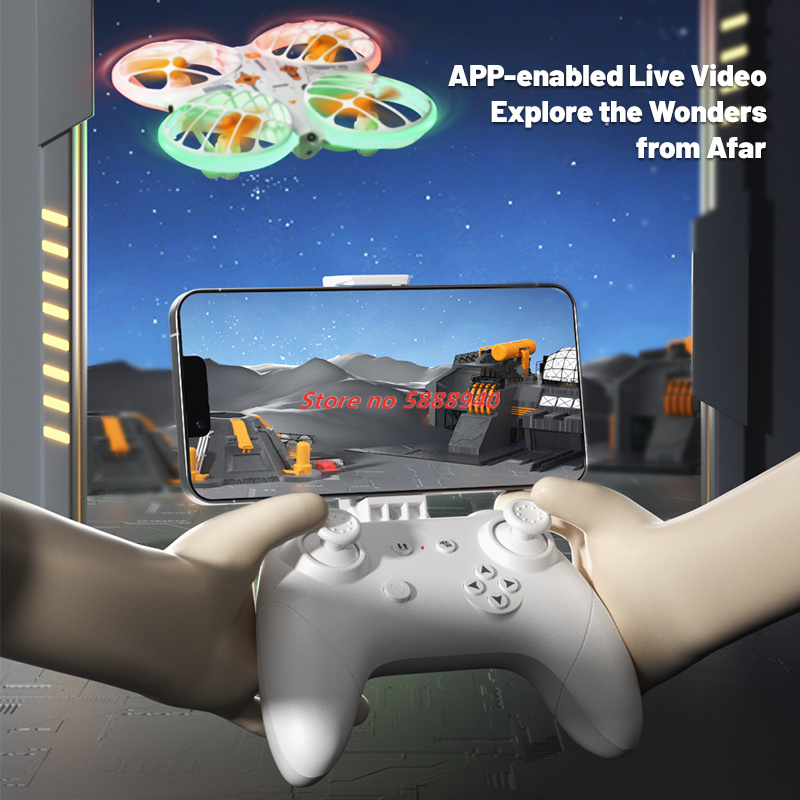 Mini Neon Işıklı Drone Wifi Fp - Drone Camera Wide Angle incelemesi ve fiyatı