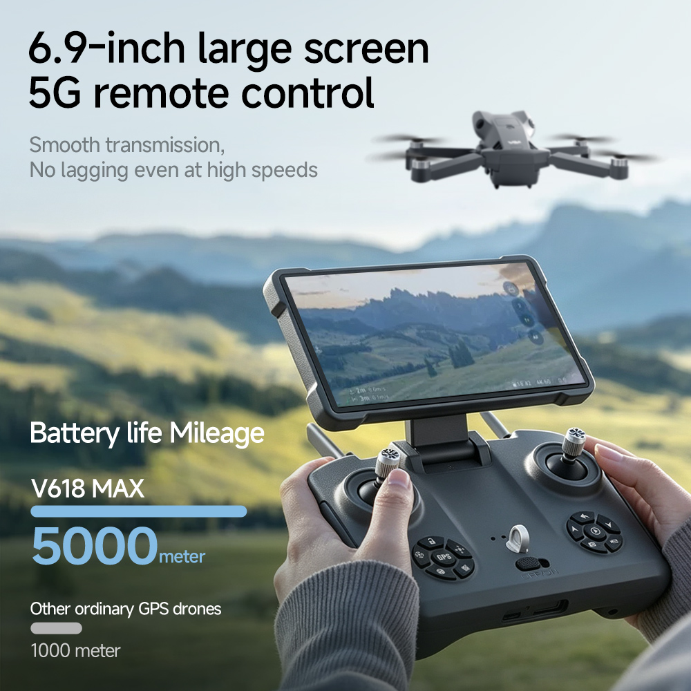 V618 MAX GPS Katlanabilir Dron - Drone Camera Professional incelemesi ve fiyatı
