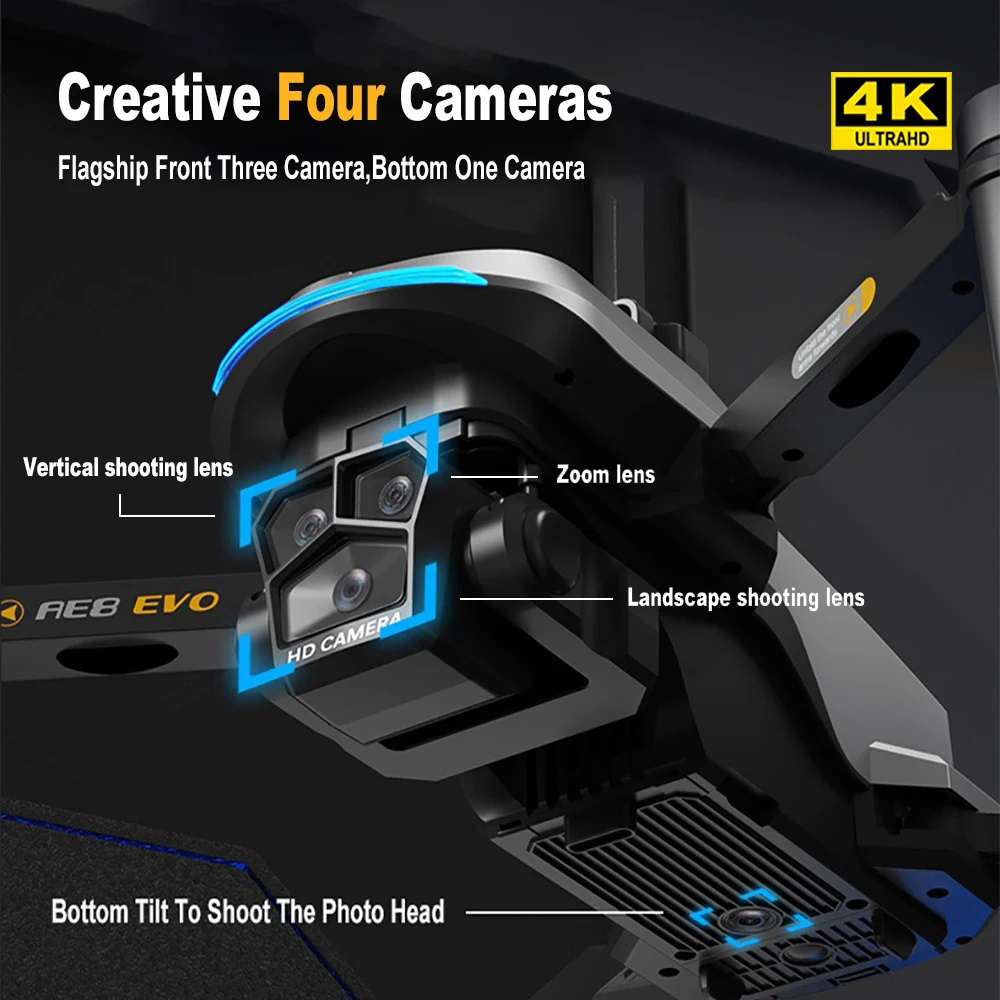 AE8 EVO Drone 4K Profesyonel 5 - Drone Camera Professional incelemesi ve fiyatı