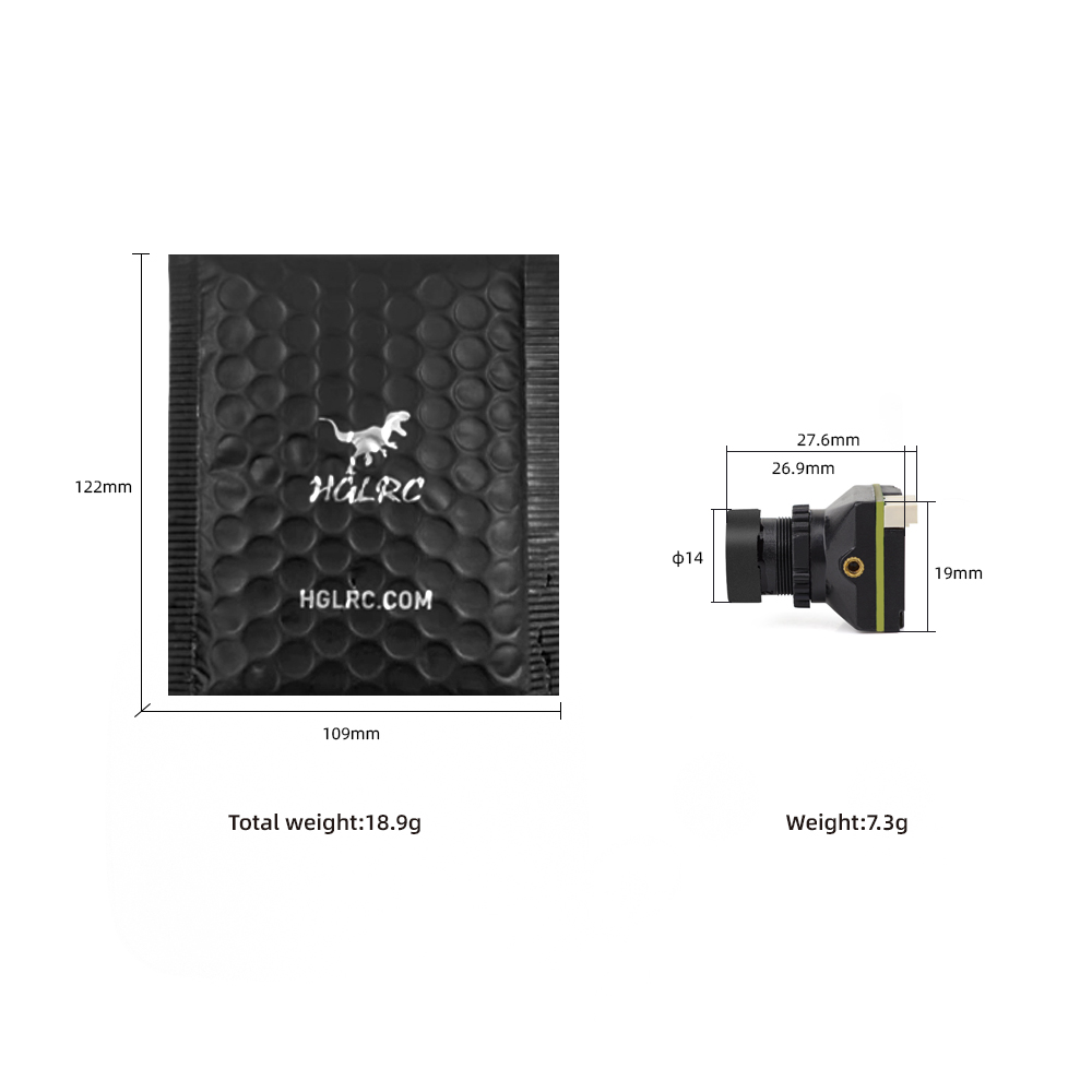HGLRC L1 FPV Kamera 1200TVL HD - Drone Camera Wide Angle incelemesi ve fiyatı